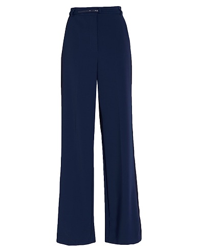 ELISABETTA FRANCHI Casual trouser Blue 95% Polyester, 5% Elastane