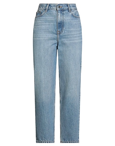 LIU •JO Denim trousers Blue 100% Cotton