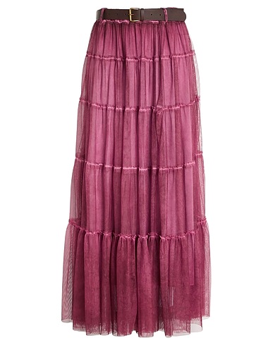 TENSIONE IN Maxi Skirts Mauve 100% Polyester