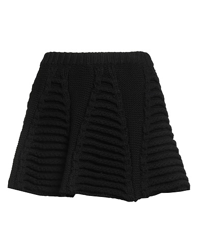 VALENTINO GARAVANI Mini skirt Black 100% Virgin Wool