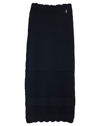 PATRIZIA PEPE Midi-Rock Schwarz 80% Viskose, 20% Polyamid