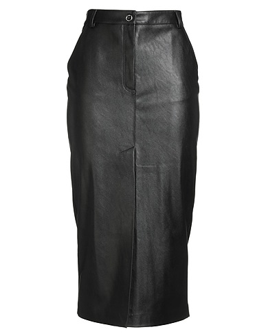 PINKO Midi skirt Black 100% Polyester, Polyurethane