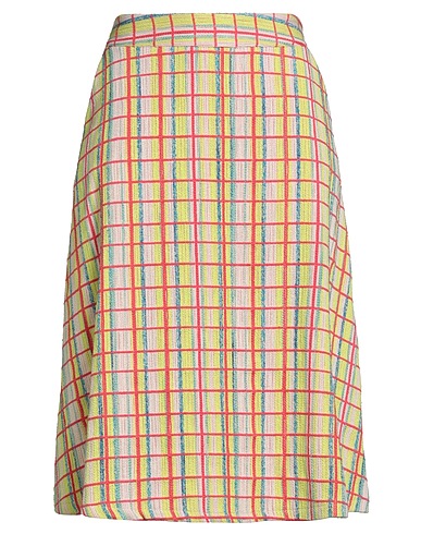 PINKO Midi-Rock Limettengrün 55% Baumwolle, 21% Polyester, 17% Acryl, 7% Andere Fasern