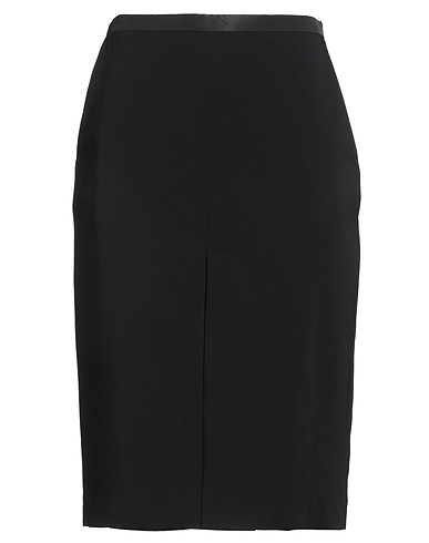 PINKO Midi skirt Black 97% Viscose, 3% Elastane, Polyester