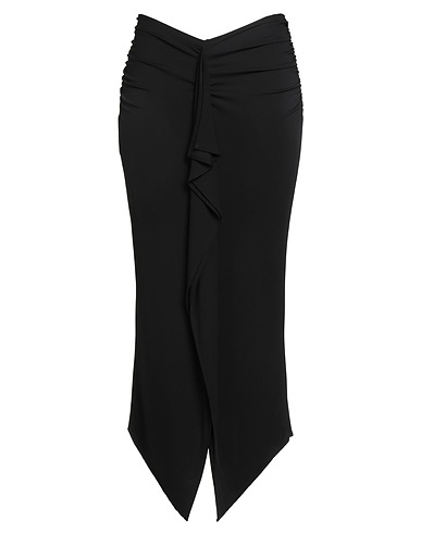 PINKO Gonna lunga Nero 95% Viscosa, 5% Elastan