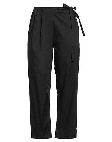 MANILA GRACE Casual trouser Black 100% Cotton