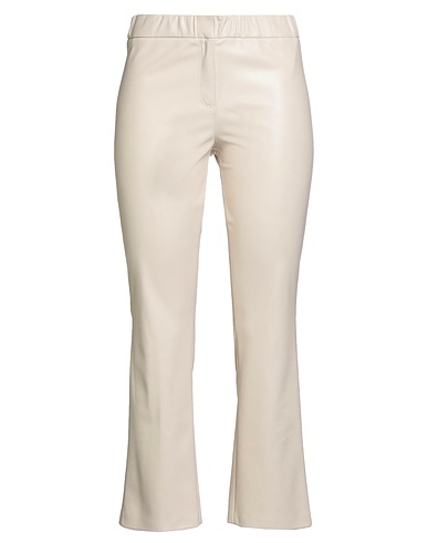 SEMICOUTURE Casual pants Ivory 100% Polyurethane
