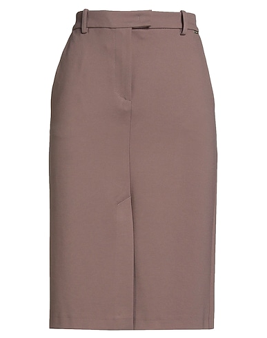 KAOS Midi skirt Taupe 70% Viscose, 25% Polyamide, 5% Elastane