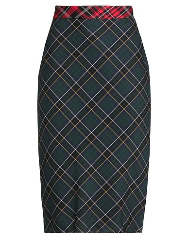 LIU •JO Midi skirt Dark green 64% Polyester, 34% Viscose, 2% Elastane