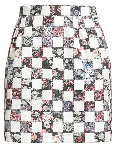 GIAMBATTISTA VALLI Mini skirt White 98% Cotton, 2% Elastane