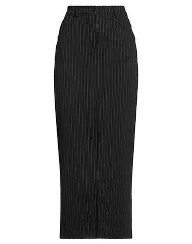 MOTEL Maxi Skirts Black 84% Polyester, 12% Viscose, 4% Elastane