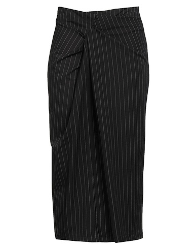 MOTEL Midi skirt Black 78% Polyester, 18% Viscose, 4% Elastane, Cotton
