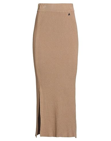 DIXIE Midi skirt Sand 50% Viscose, 27% Polyester, 23% Polyamide
