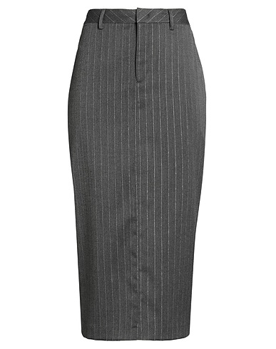 LIU •JO Gonna midi Grigio 63% Poliestere, 33% Viscosa, 2% Elastan, 2% Poliestere metallizzato