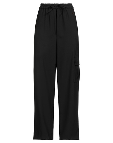 SANDRO Casual trouser Black 69% Wool, 31% Polyester