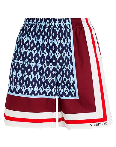VALENTINO GARAVANI Shorts & Bermuda Light blue 100% Cotton