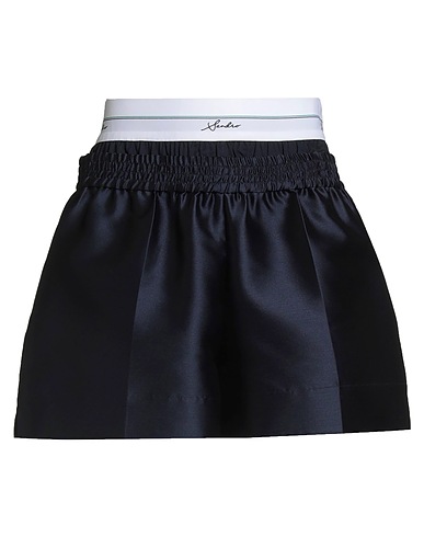 SANDRO Shorts & Bermuda Midnight blue 85% Polyester, 15% Silk, Cotton, Elastane