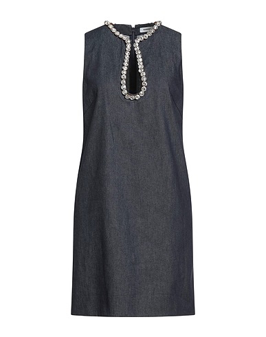 SANDRO Denim dress Blue 100% Cotton