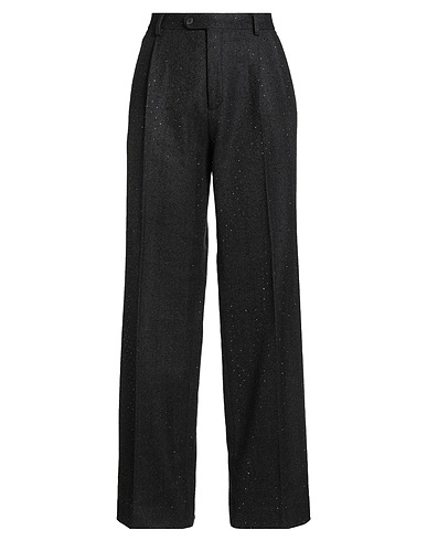 SANDRO Casual trouser Charcoal 100% Wool