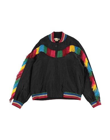 STELLA McCARTNEY KIDS Jacket Black 45% Polyester, 45% Cotton, 10% Silk