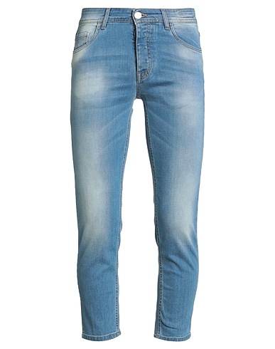 PRIMO EMPORIO Denim pants Blue 98% Cotton, 2% Elastane