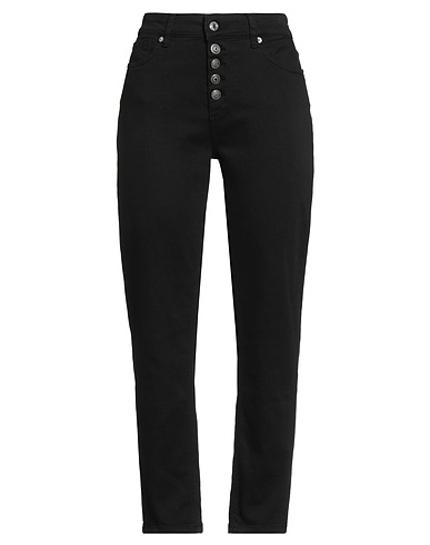 VICOLO Denim trousers DENIM COUTURE Black 92% Cotton, 6% Elastomultiester, 2% Elastane
