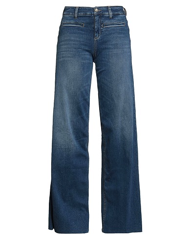 LIU •JO Denim pants BETTER DENIM Blue 98% Organic cotton, 2% Elastane