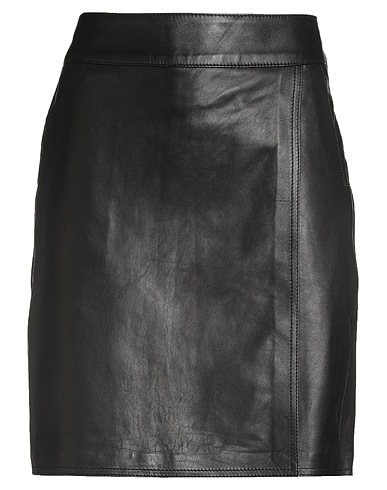OAKWOOD Mini skirt Black 100% Shearling