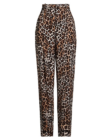 ELISABETTA FRANCHI Casual pants Beige 96% Viscose, 4% Elastane