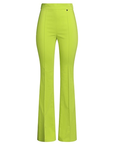 LIU •JO Casual pants Lime green 62% Cotton, 33% Polyester, 5% Elastane