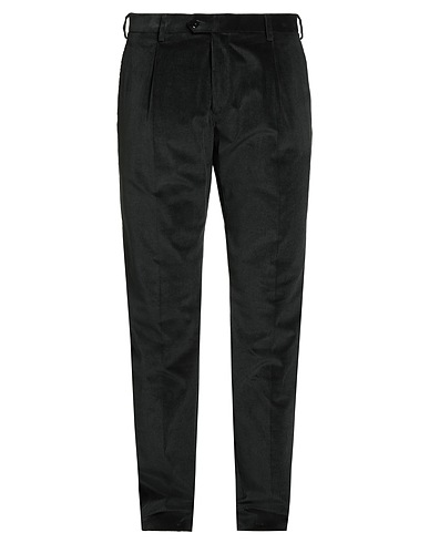 SARTORIA LATORRE Casual trouser Dark green 98% Cotton, 2% Elastane