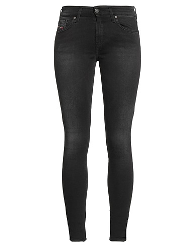 DIESEL Denim trousers Black 93% Cotton, 5% Polyester, 2% Elastane