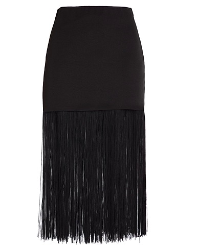 PATRIZIA PEPE Юбка миди 91% Полиэстер, 9% Эластан, Ацетат