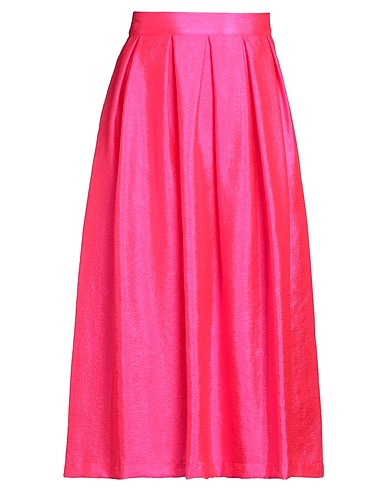 ATTIC AND BARN Midi skirt Fuchsia 100% Polyester