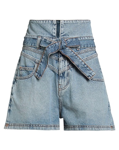 TWINSET Short en jean 100% Coton