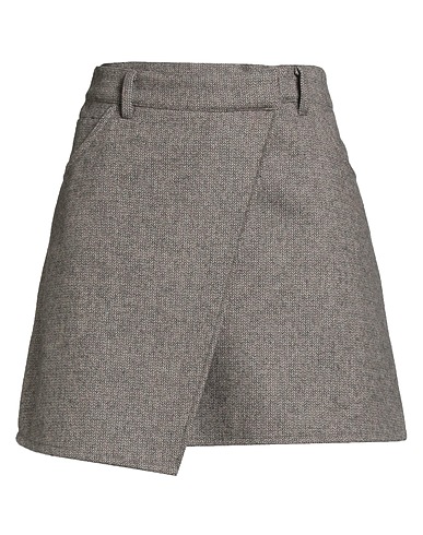 SECOND FEMALE Mini skirt 60% Polyester, 40% Wool