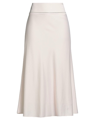PESERICO Midi skirt Light pink 88% Viscose, 9% Wool, 3% Elastane