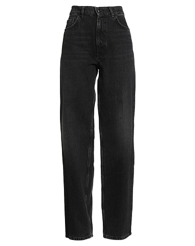 BLUGIRL Denim pants Black 100% Recycled cotton