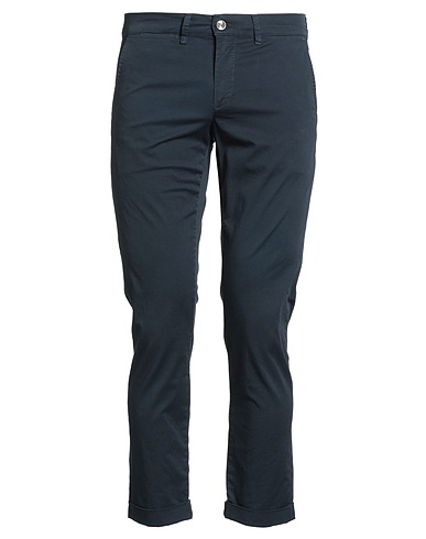 JECKERSON Casual pants Navy 97% Cotton, 3% Elastane