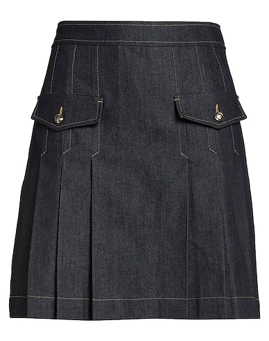SANDRO Denim skirt Blue 100% Cotton