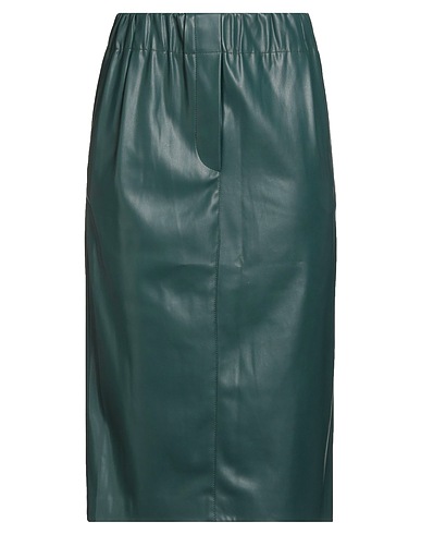 ALICE MILLER Midi skirt Deep teal 100% Polyurethane