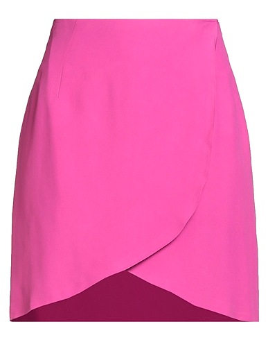 FEDERICA TOSI Mini skirt Fuchsia 50% Acetate, 50% Viscose