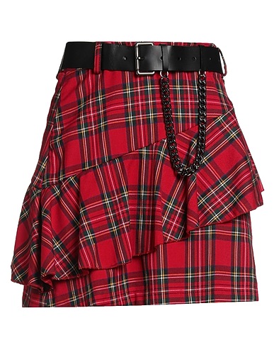 DIXIE Minirock Rot 78% Polyester, 18% Viskose, 4% Elastan