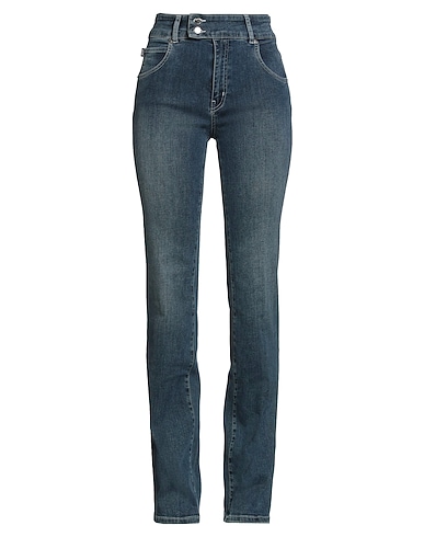 LOVE MOSCHINO Bootcut Jeans Blue 88% Cotton, 9% Polyester, 3% Elastane