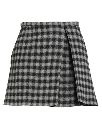 VALENTINO GARAVANI Mini skirt Black 100% Wool