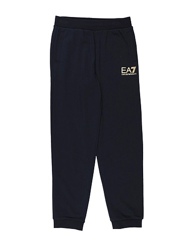 EA7 Casual trouser Midnight blue 100% Cotton, Elastane