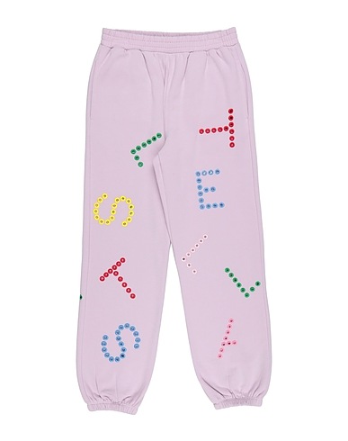 STELLA McCARTNEY KIDS Casual trouser Lilac 100% Cotton, Polyester