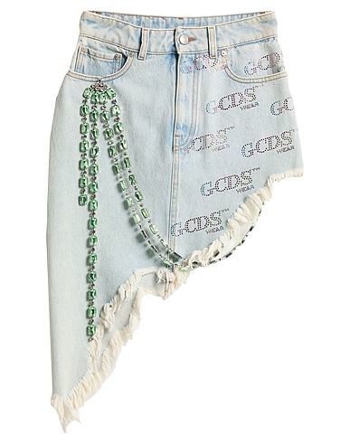 GCDS Gonna jeans Blu 100% Cotone