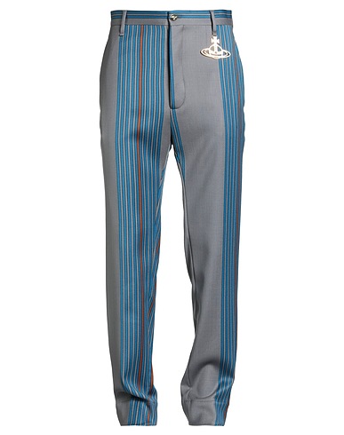 VIVIENNE WESTWOOD Casual trouser Grey 98% Wool, 2% Elastane