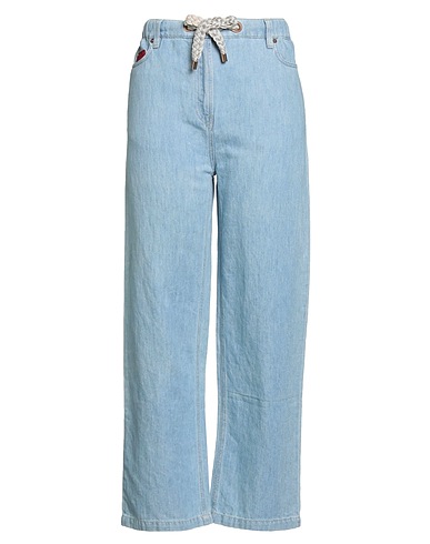 AGNONA Denim pants Blue 70% Cotton, 30% Linen